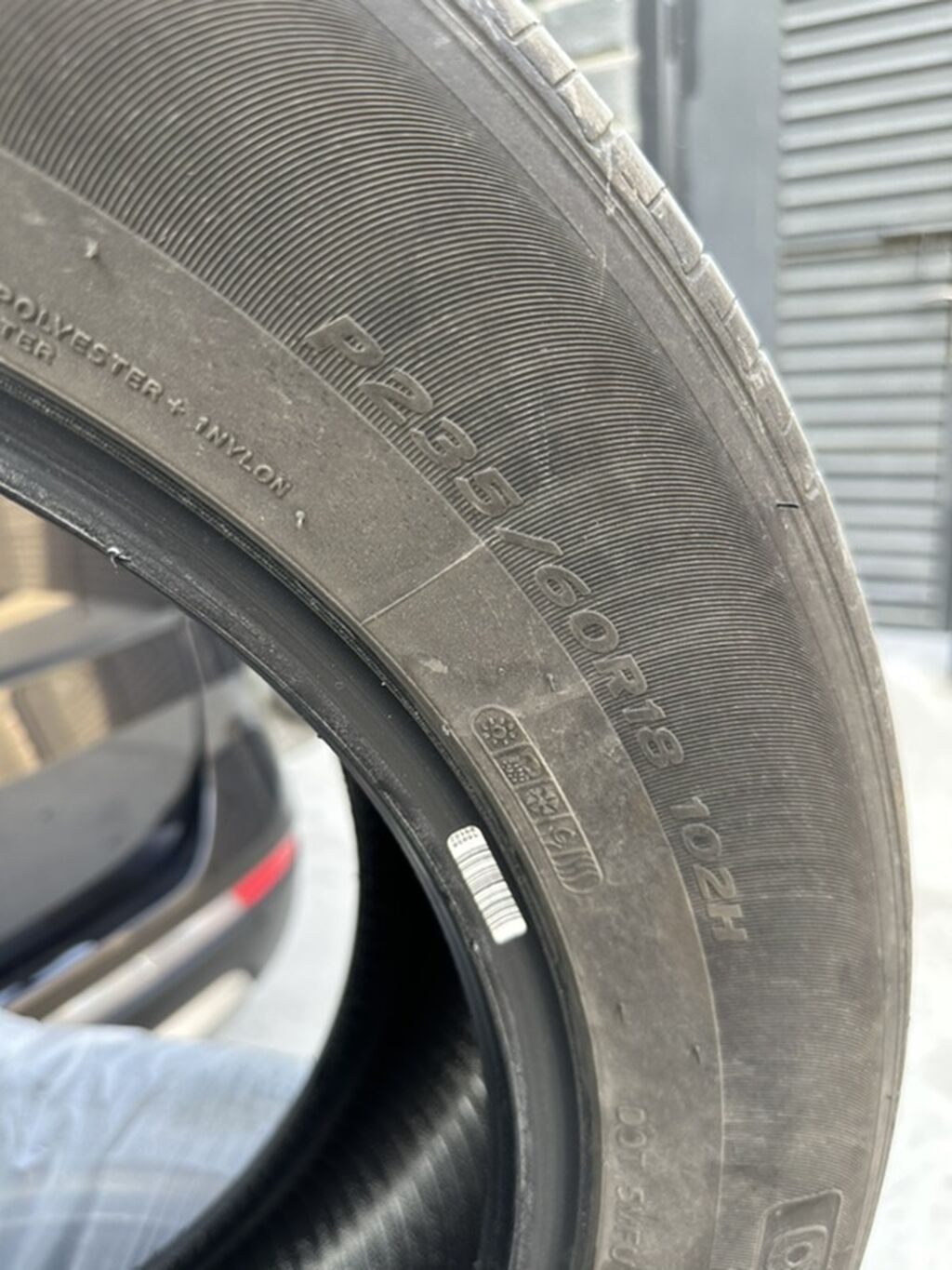 Шины 235 / 60 / R 18, Лето, Б/у, Комплект, Корея, Hankook: фото 3