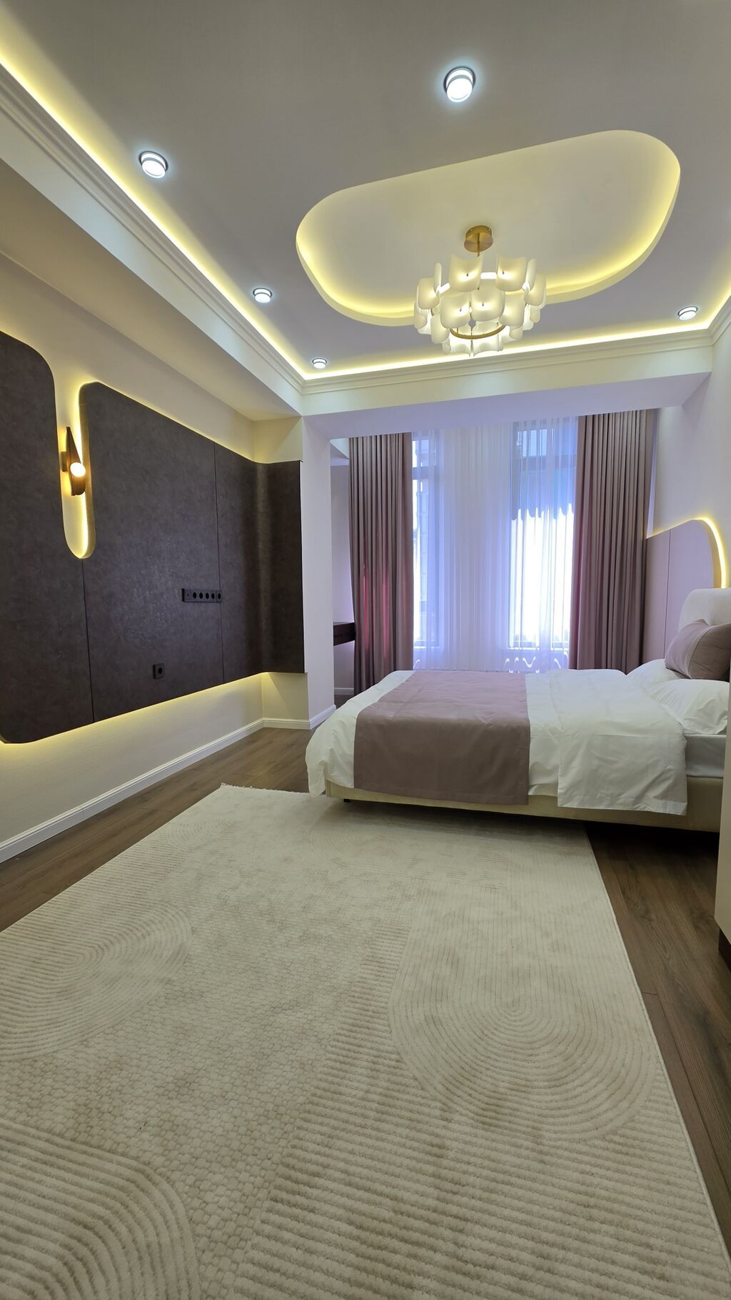 2 комнаты, 48 м², Асанбай мкр Элитка, 13 этаж, Дизайнерский ремонт: фото 6