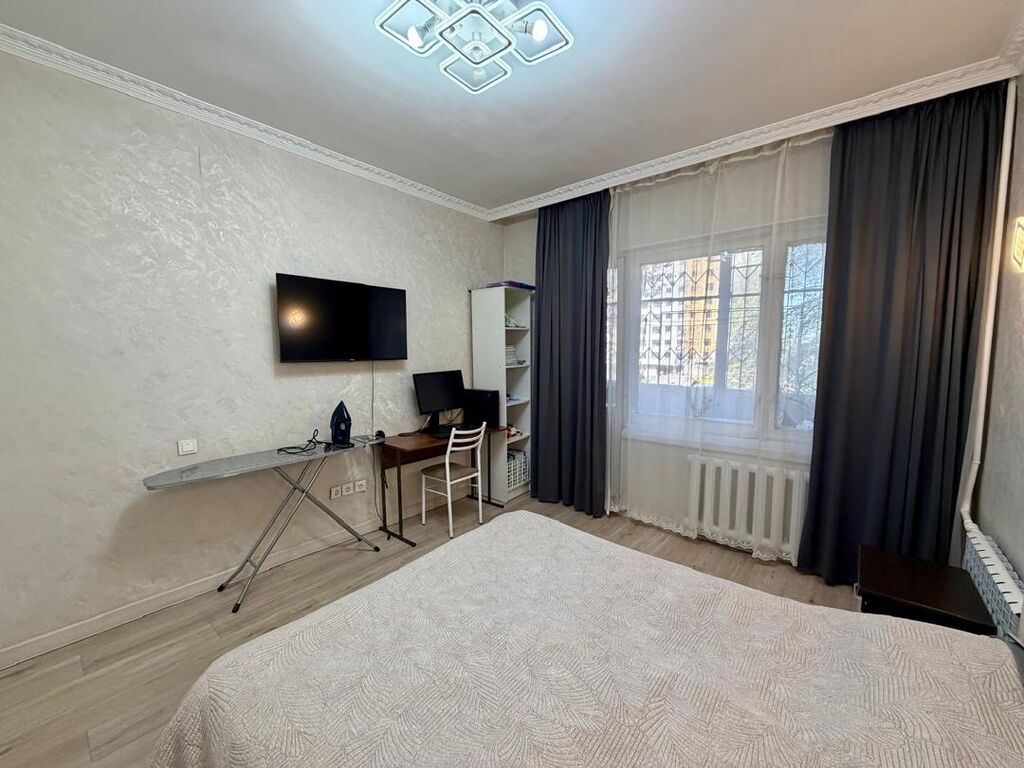 2 комнаты, 52 м², ул. Боконбаева / Гоголя 105 серия, 2 этаж, Евроремонт: фото 4