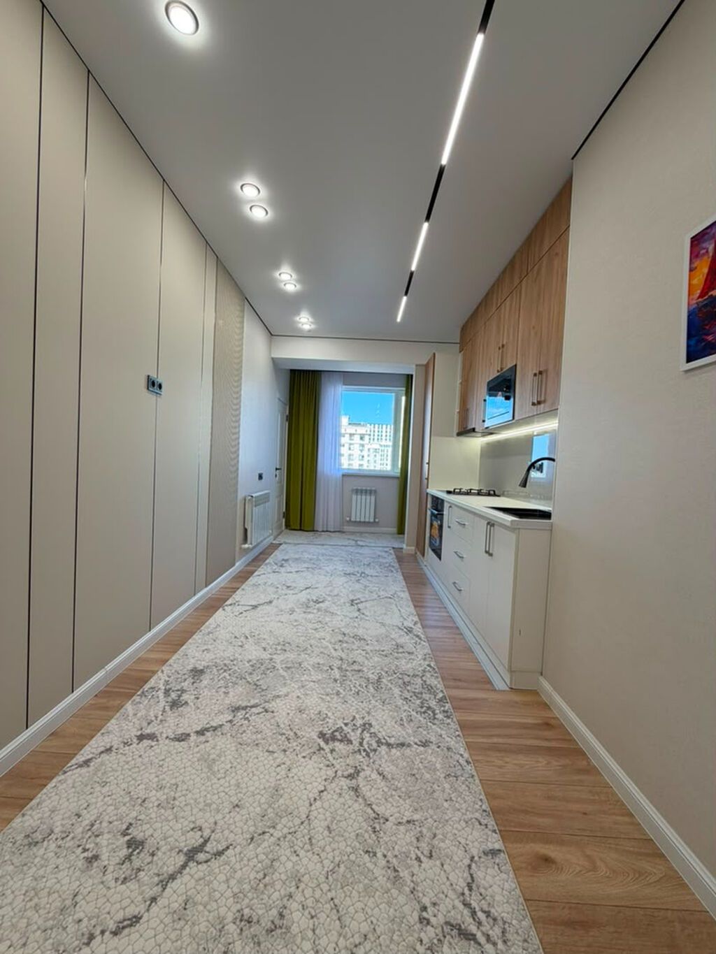 2 комнаты, 52 м², Боконбаева/Уметалиева Элитка, 8 этаж, Дизайнерский ремонт: фото 2