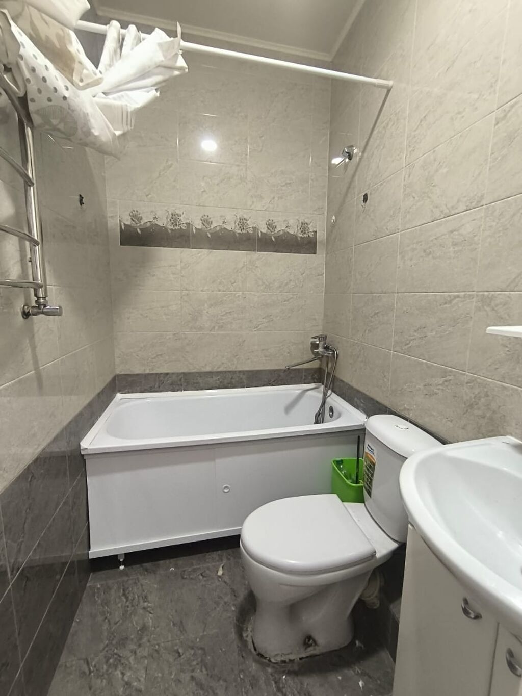 2 комнаты, 60 м², Городская больница №4 (ул. Айни) 107 серия, 1 этаж, Евроремонт: фото 7