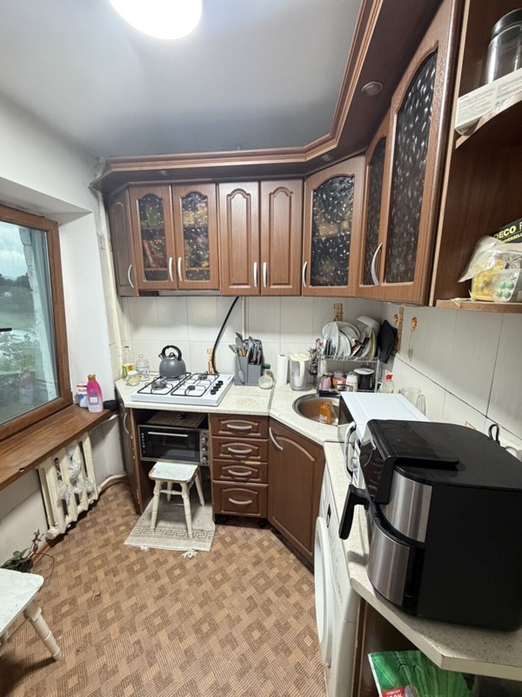 2 комнаты, 42 м², Аламедин-1 мкр Индивидуалка, 4 этаж, Косметический ремонт: фото 7