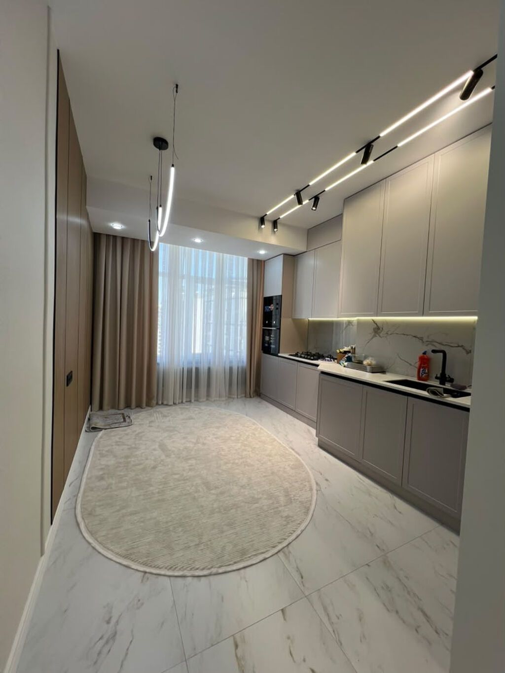 3 комнаты, 103 м², Асанбай мкр Элитка, 12 этаж, Дизайнерский ремонт: фото 5