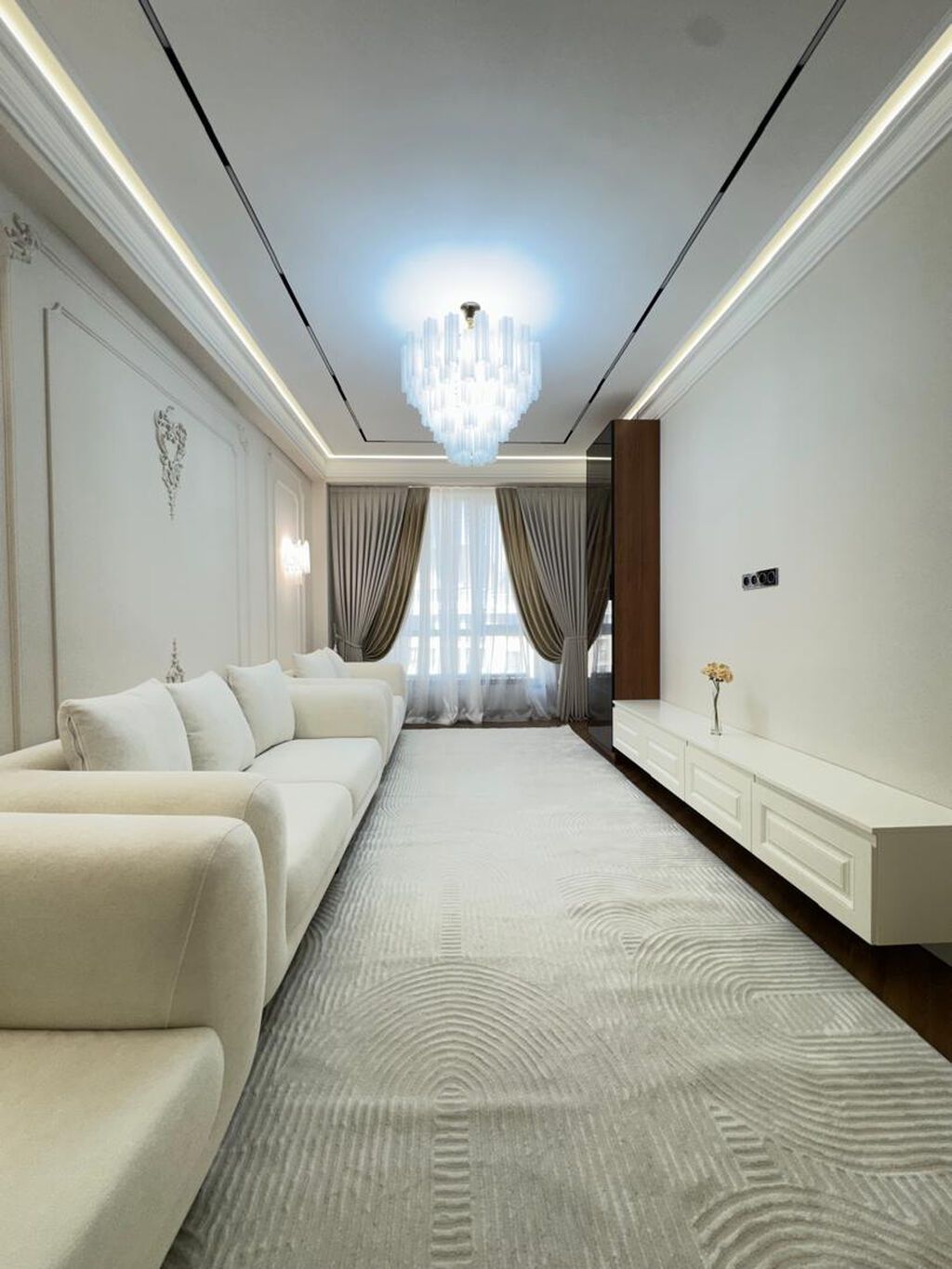 3 комнаты, 116 м², Асанбай мкр Элитка, 14 этаж, Дизайнерский ремонт: фото 6