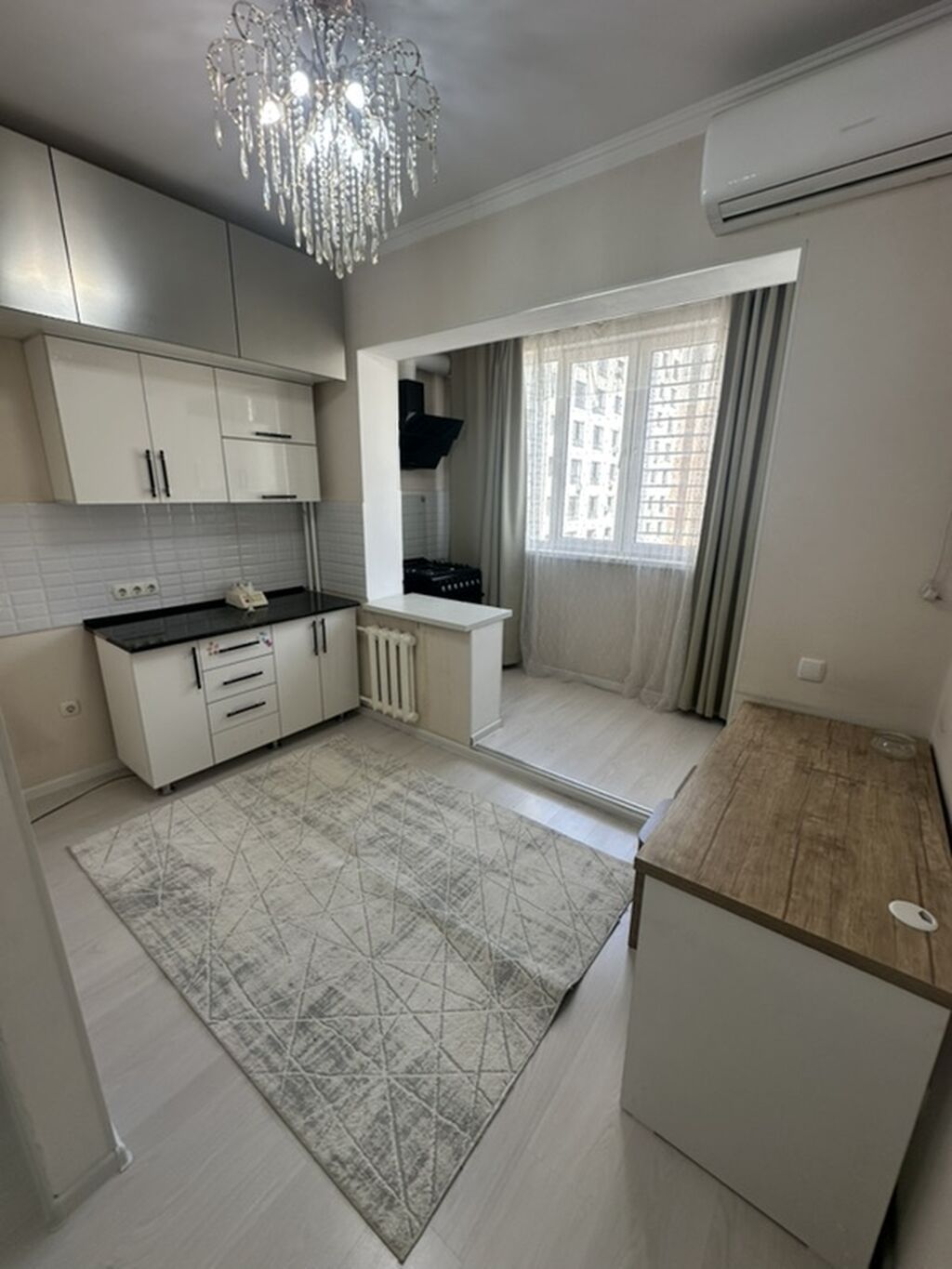 2 комнаты, 46 м², Средний Джал 106 серия улучшенная, 8 этаж, Свежий ремонт: фото 4