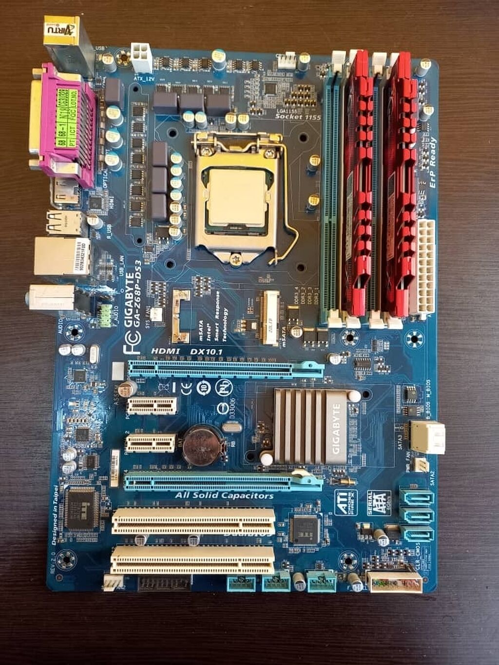 Мощный комплект: Плата GIGABYTE GA-Z68P-DS3(разгон проца: 10500 KGS ...