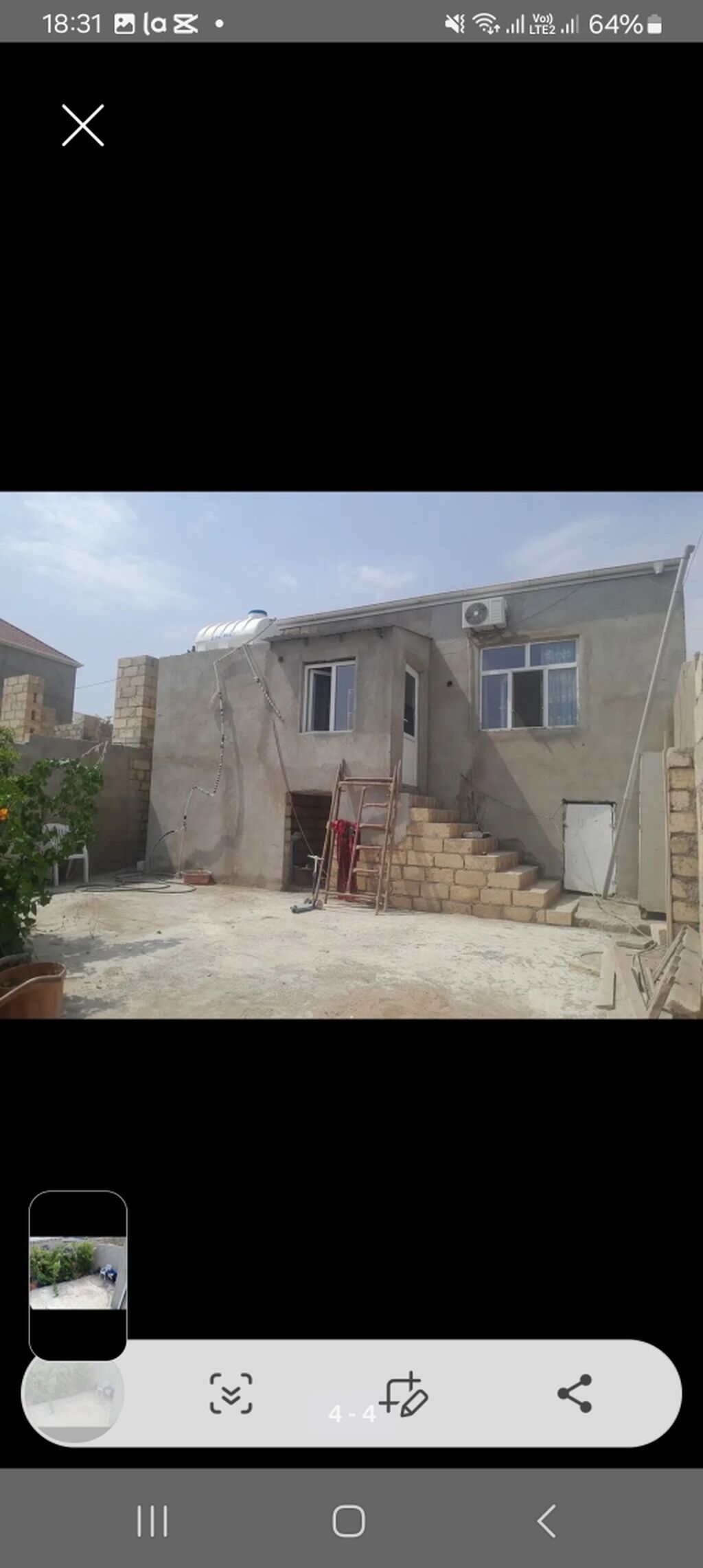 3 otaqlı, 100 kv. m, Orta təmir