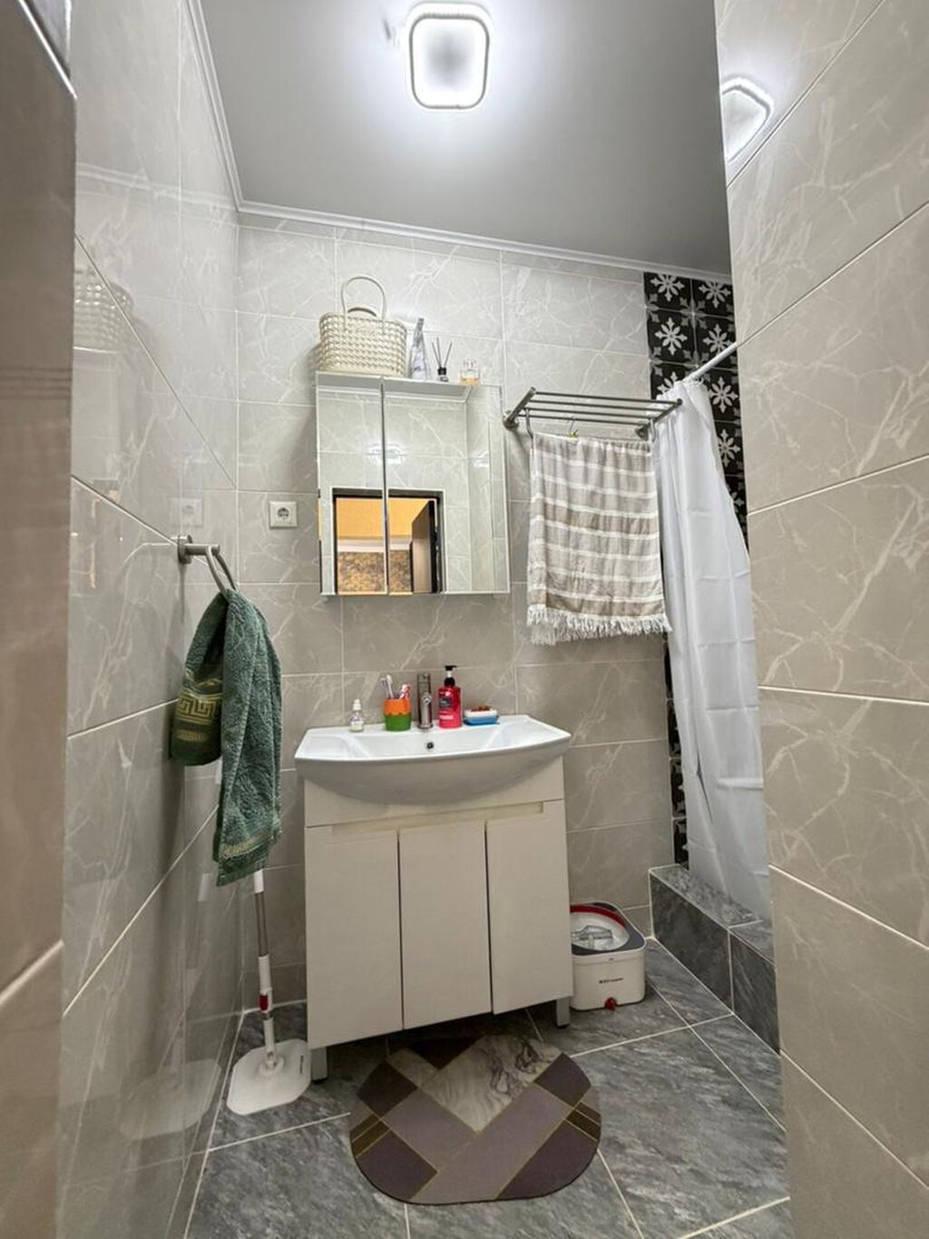 1 комната, 46 м², Кок-Жар ж/м Элитка, 8 этаж, Евроремонт: фото 7