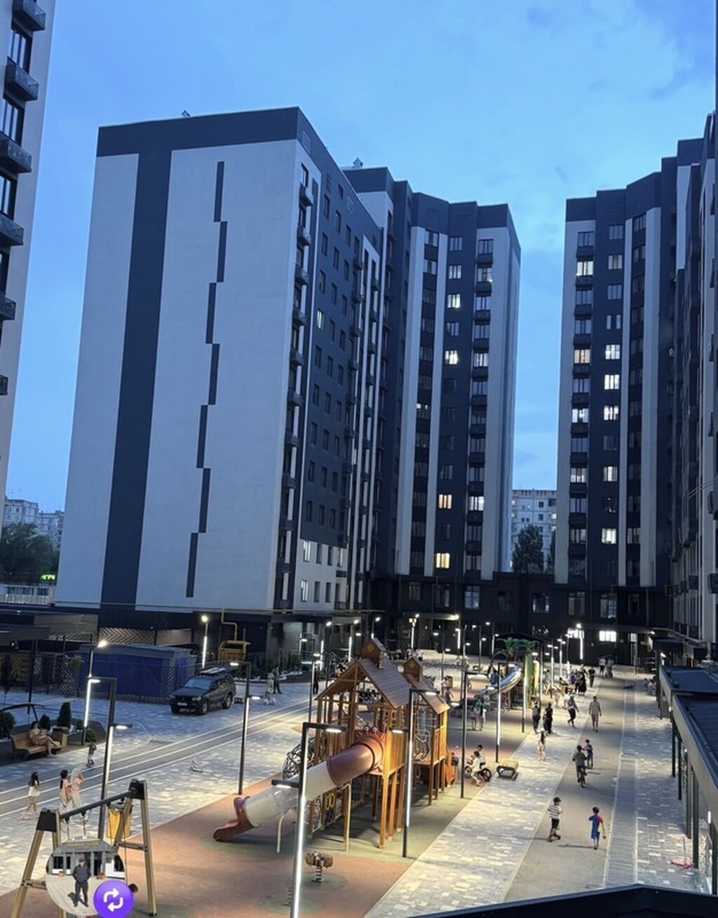 2 комнаты, 42 м², Тунгуч мкр Элитка, 13 этаж, Дизайнерский ремонт: фото 2