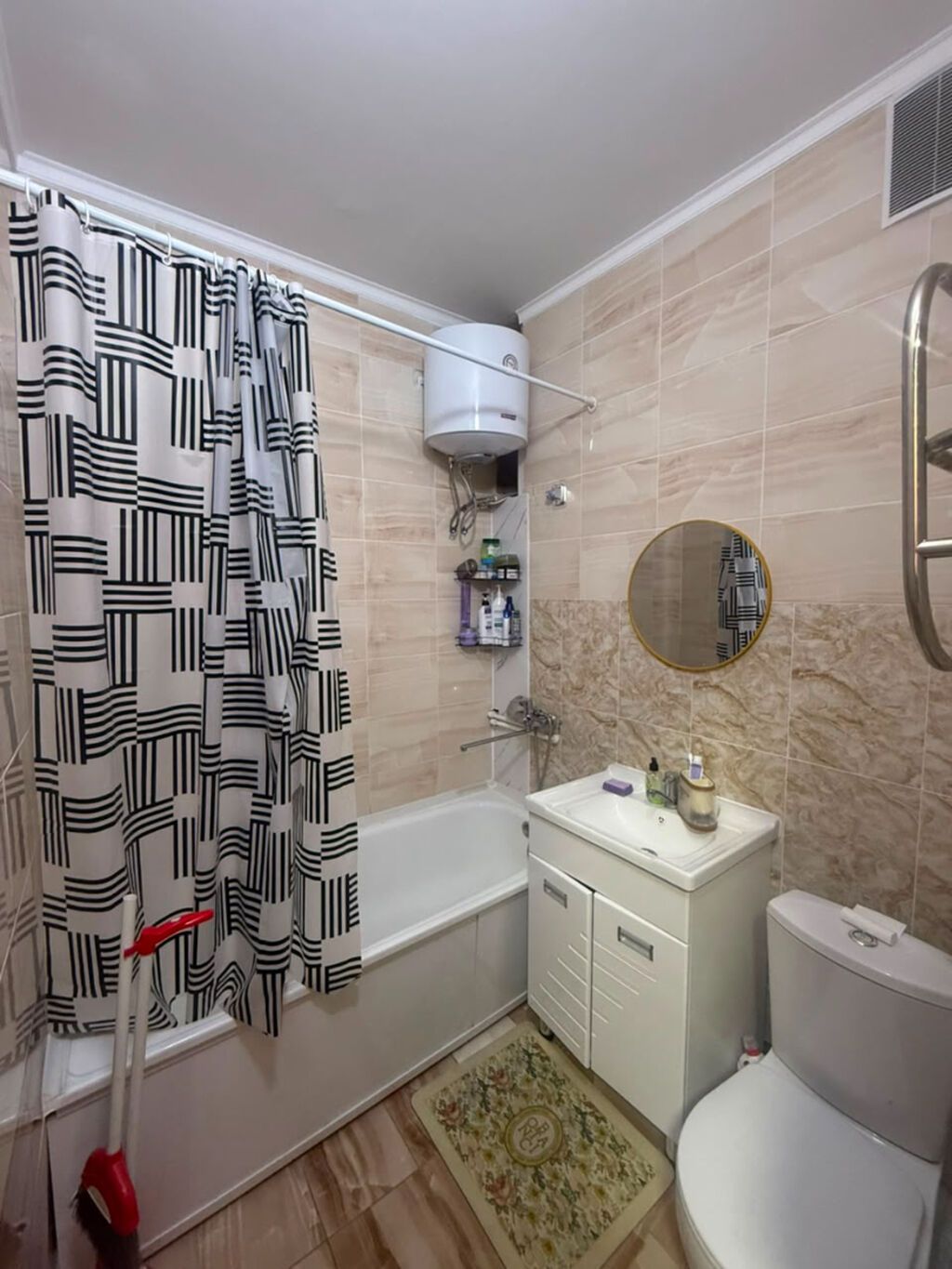 1 комната, 43 м², Джал мкр (в т.ч. Верхний, Нижний, Средний) 106 серия улучшенная, 7 этаж, Свежий ремонт: фото 5