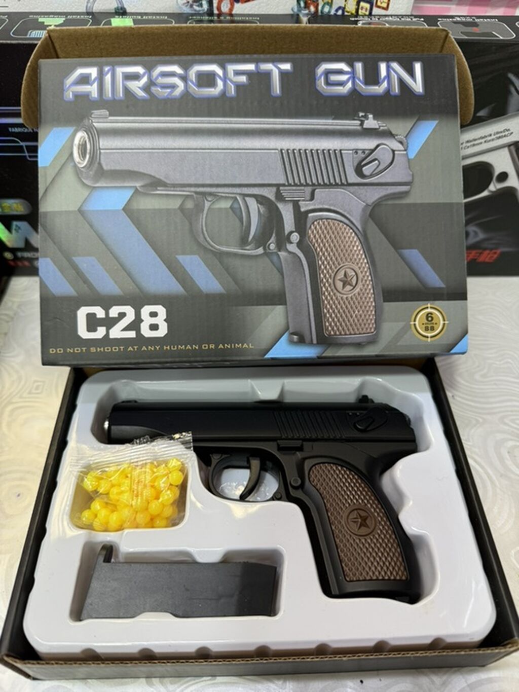 Пистолеты-игрушки для страйкбола (BB) — серия моделей C28, W7, W19: фото 2