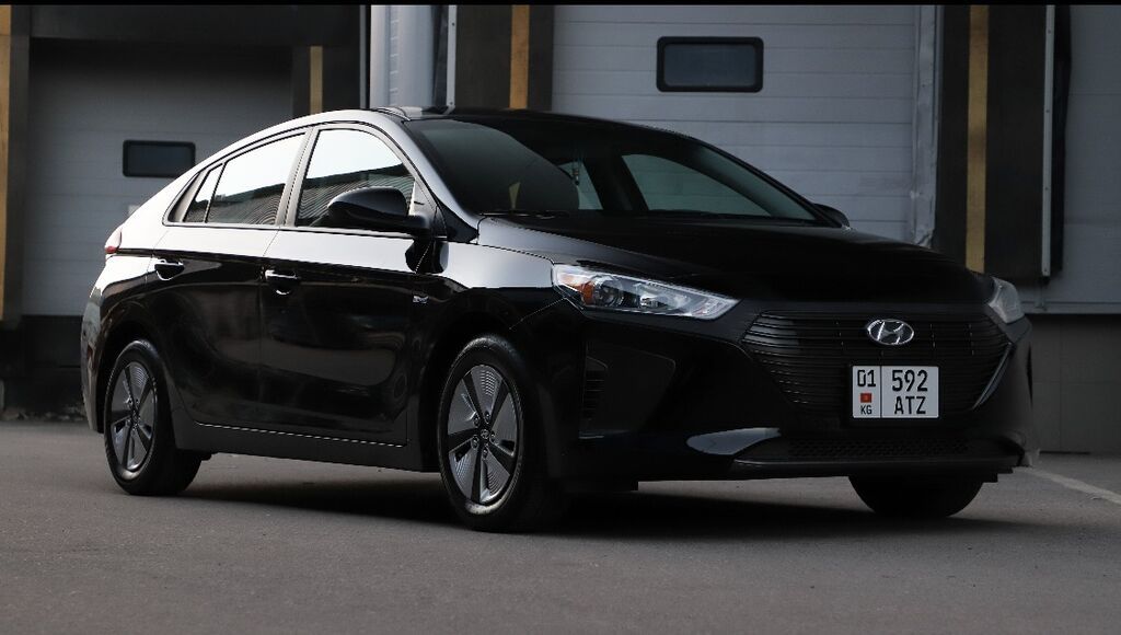 Hyundai Ioniq Hybrid 2019, 1.6 л, черный: фото 2