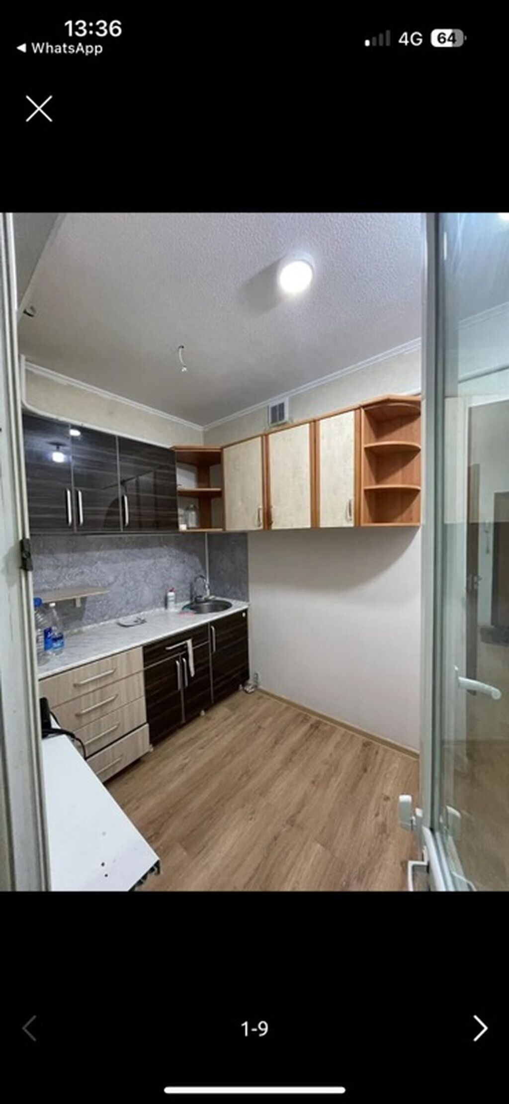 Продается 1 комнатный квартира 45 м2 Цена:64500$ средний ремонт 107: фото 1