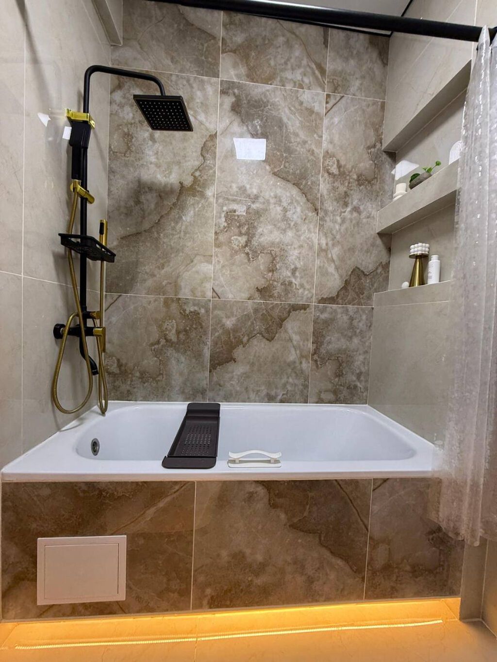 1 комната, 38 м², Кок-Жар мкр 6 этаж, Дизайнерский ремонт: фото 6