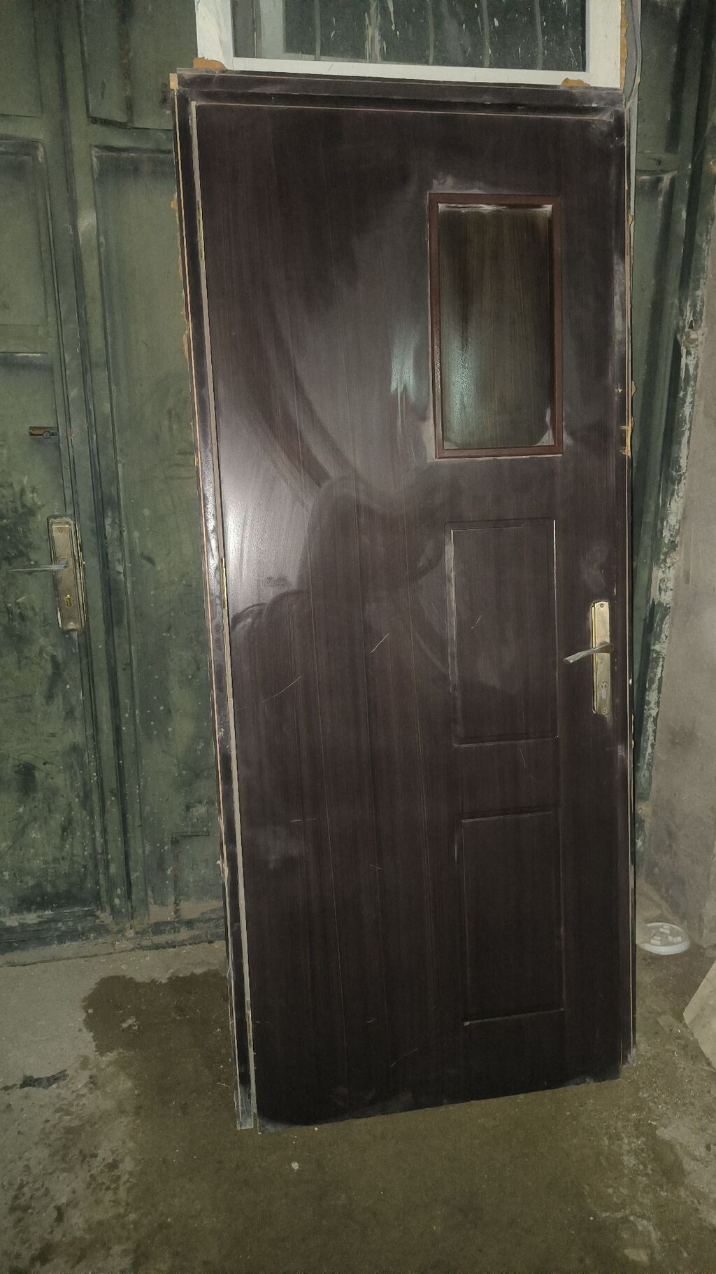 Dəmir giriş qapısı - Material: metal/dəmir konstruksiya, möhkəm