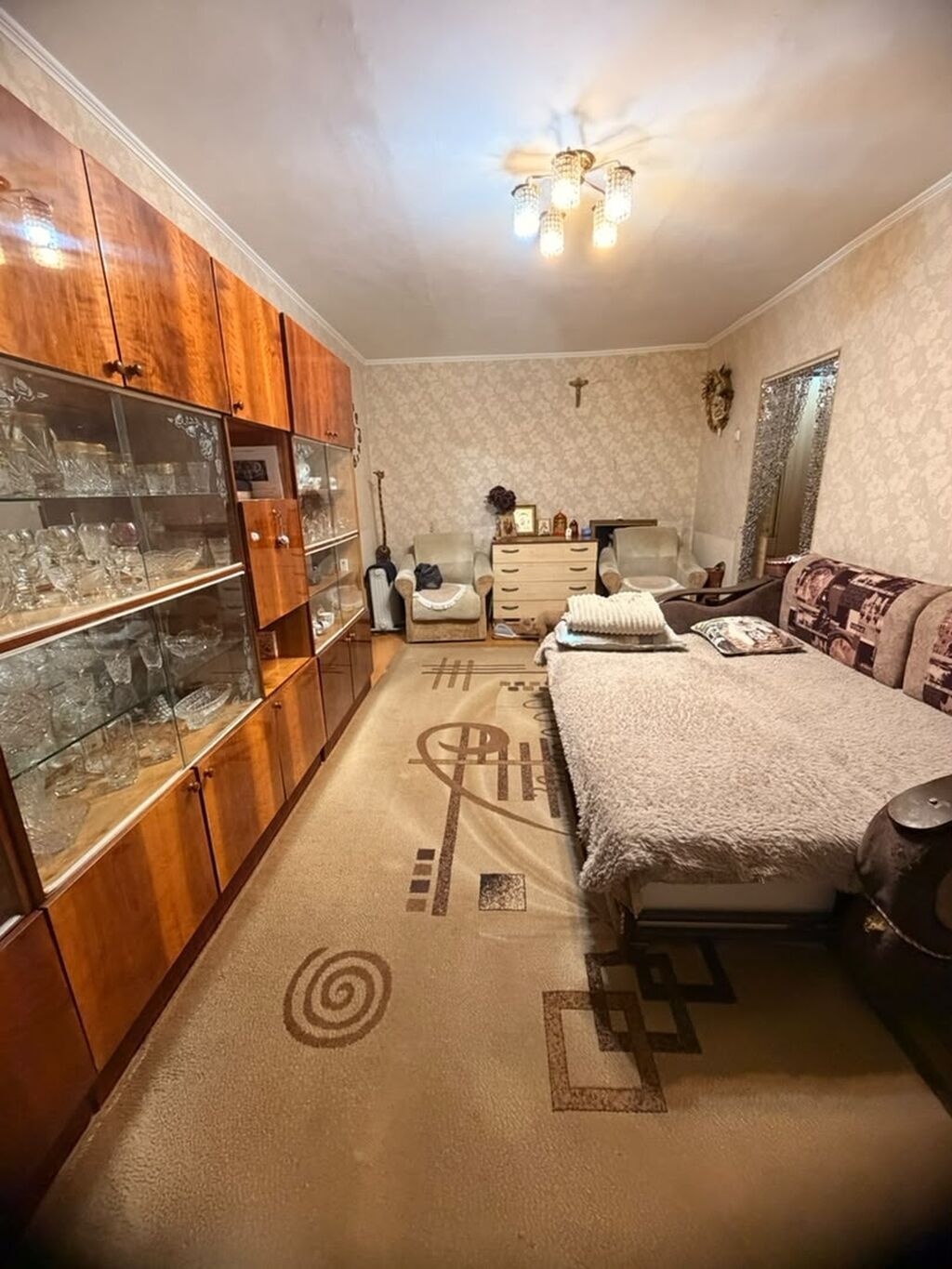 2 комнаты, 44 м², Мега Комфорт ТЦ Хрущевка, 3 этаж, Косметический ремонт: фото 3