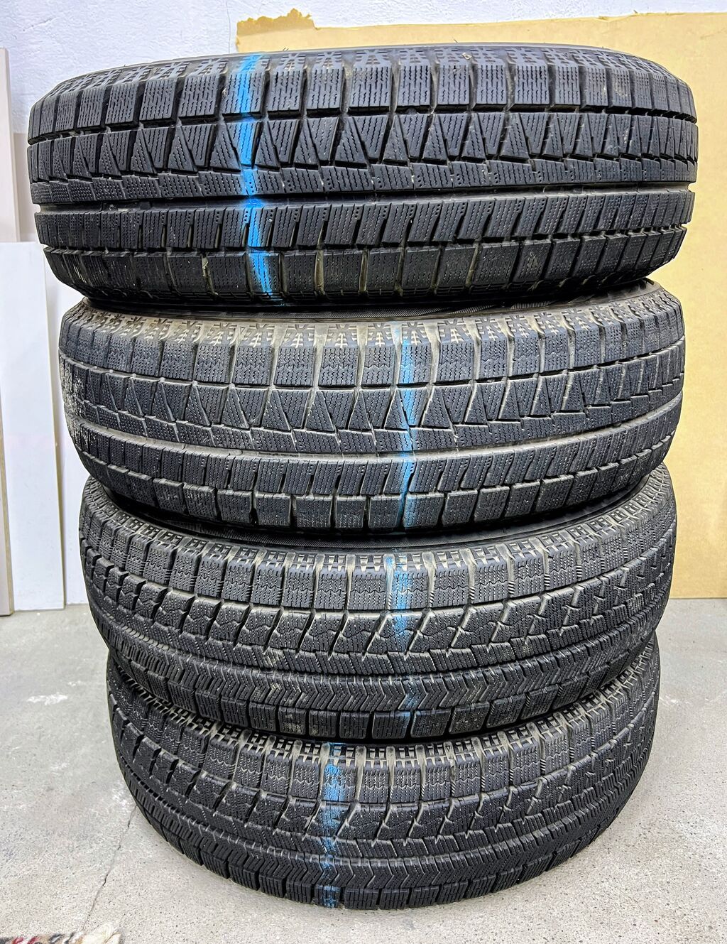Шины 175 / 65 / R 15, Зима, Б/у, Комплект, Легковые, Япония, Bridgestone: фото 6