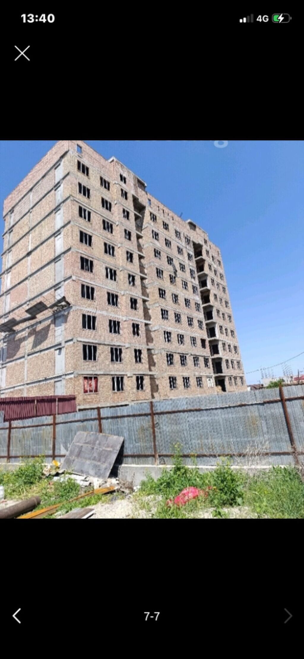 1 комната, 45 м², Джал мкр (в т.ч. Верхний, Нижний, Средний) Элитка, 10 этаж, ПСО (под самоотделку): фото 6