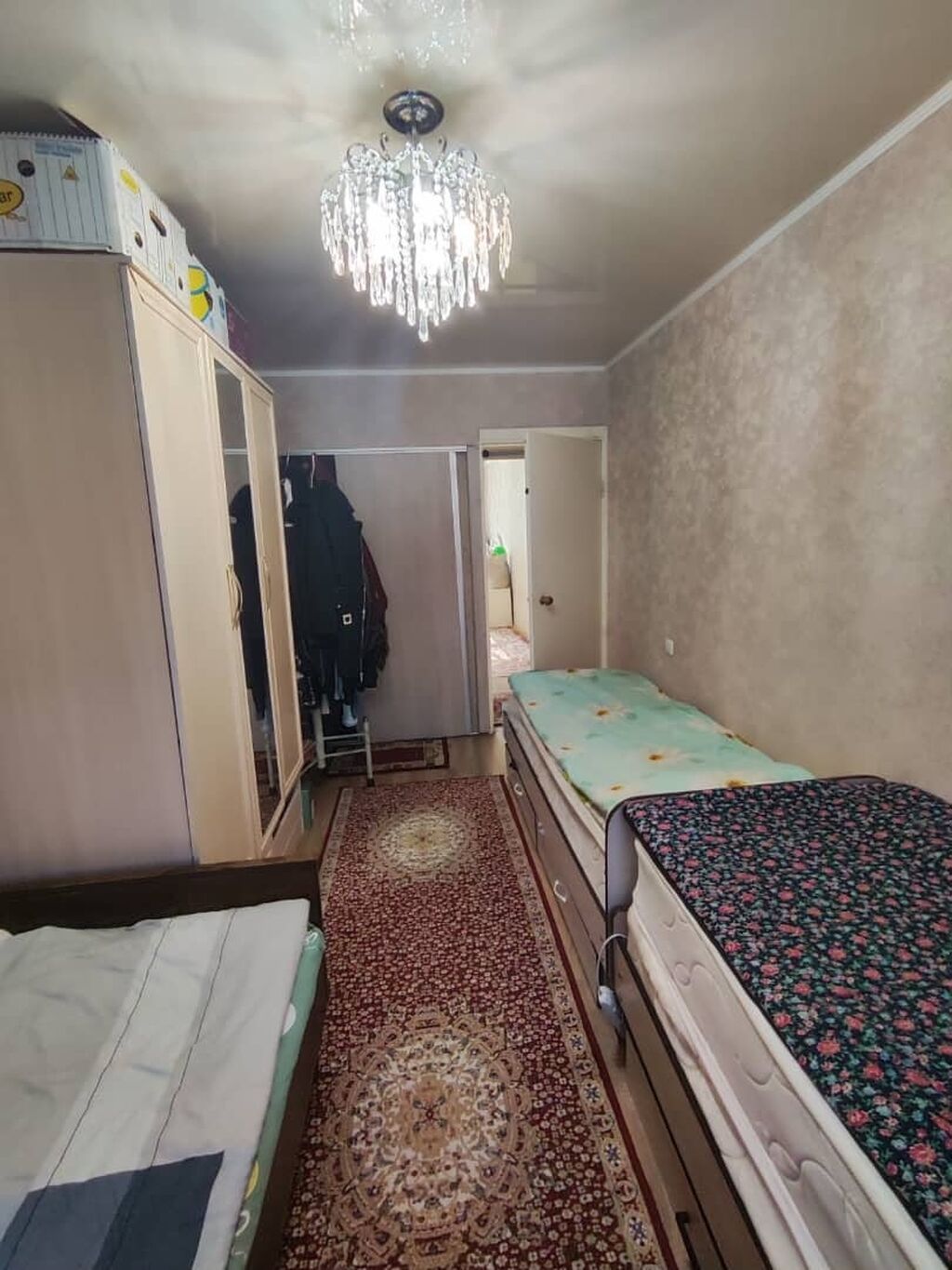 3 комнаты, 58 м², Центральная мечеть 104 серия, 1 этаж, Косметический ремонт: фото 2