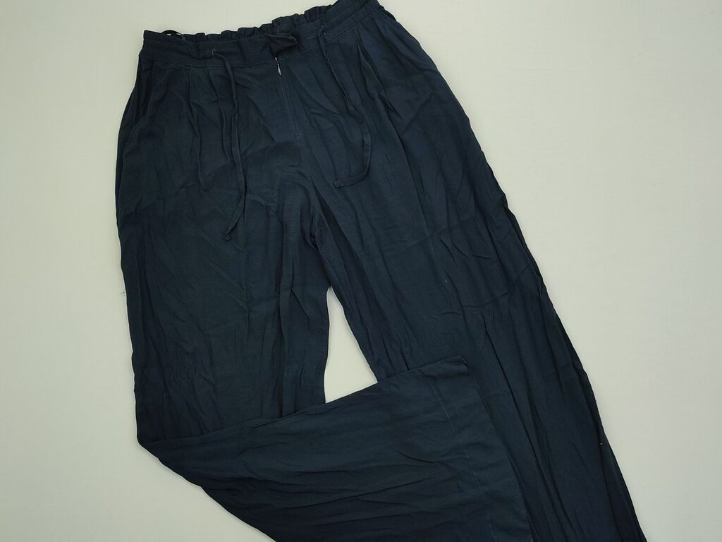 Spodnie: Spodnie L (EU 40), stan - Idealny, wzór - Jednolity kolor, kolor - Niebieski — 1