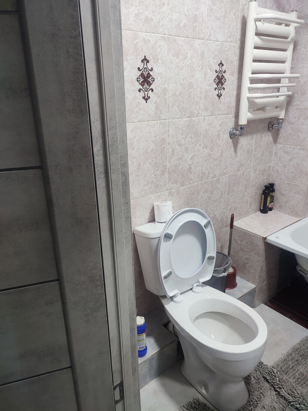 1 комната, Люкс, элитка, Бишкек Парк ТРЦ, Душевая кабина, Постельное белье, Кондиционер: фото 4