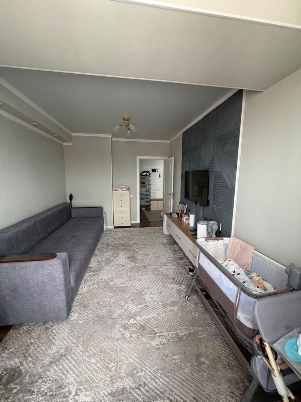 1 комната, 37 м², Тунгуч мкр Элитка, 3 этаж, Свежий ремонт: фото 2