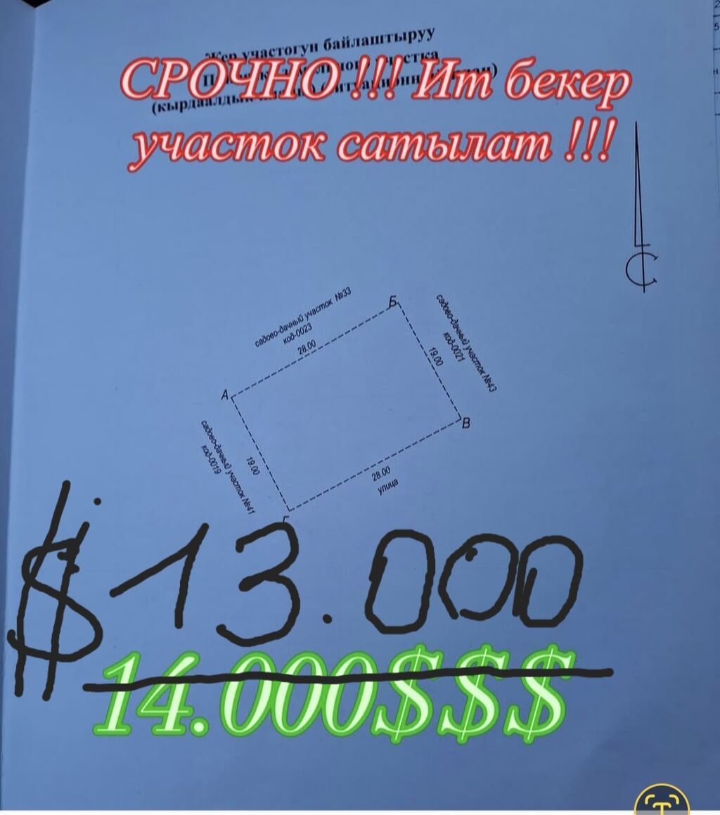 5 соток, Для строительства, Красная книга, Договор купли-продажи: фото 1