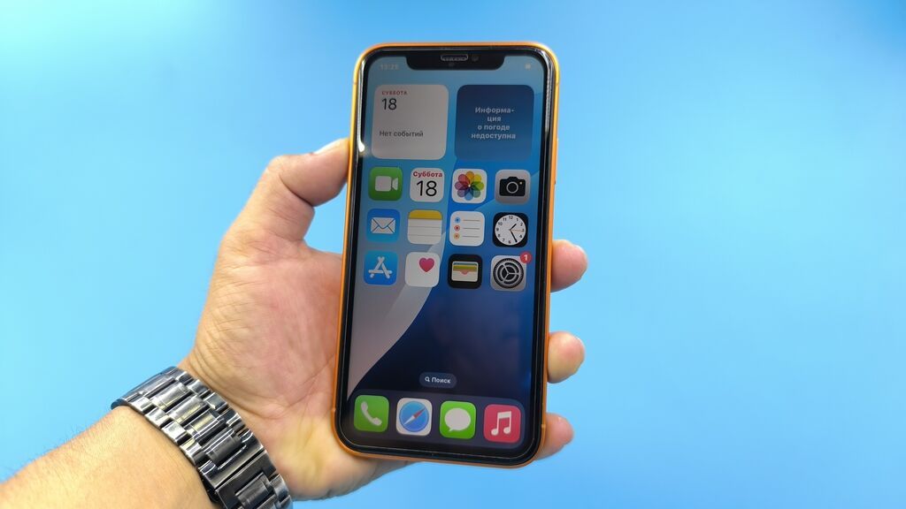 IPhone Xr, Б/у, 128 ГБ, Оранжевый, 80 %: фото 6