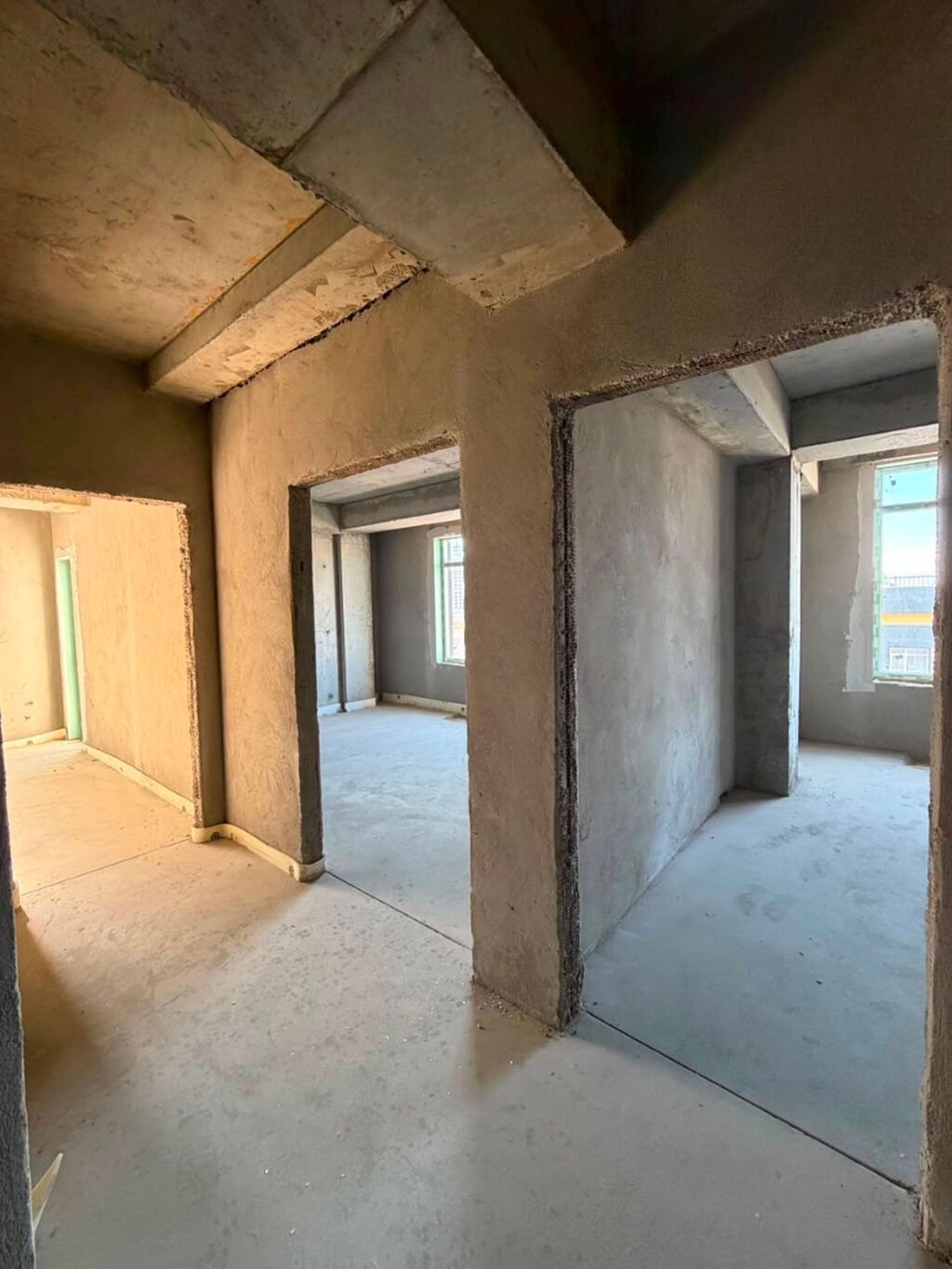 2 комнаты, 60 м², Асанбай мкр Элитка, 14 этаж, ПСО (под самоотделку): фото 3
