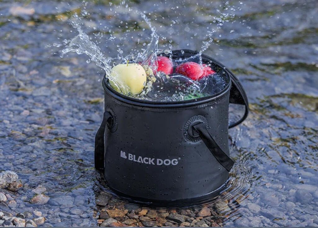Ведро для воды гибкое (чёрный), 20L 30×30см, BLACKDOG (CBD2450CF011): фото 4