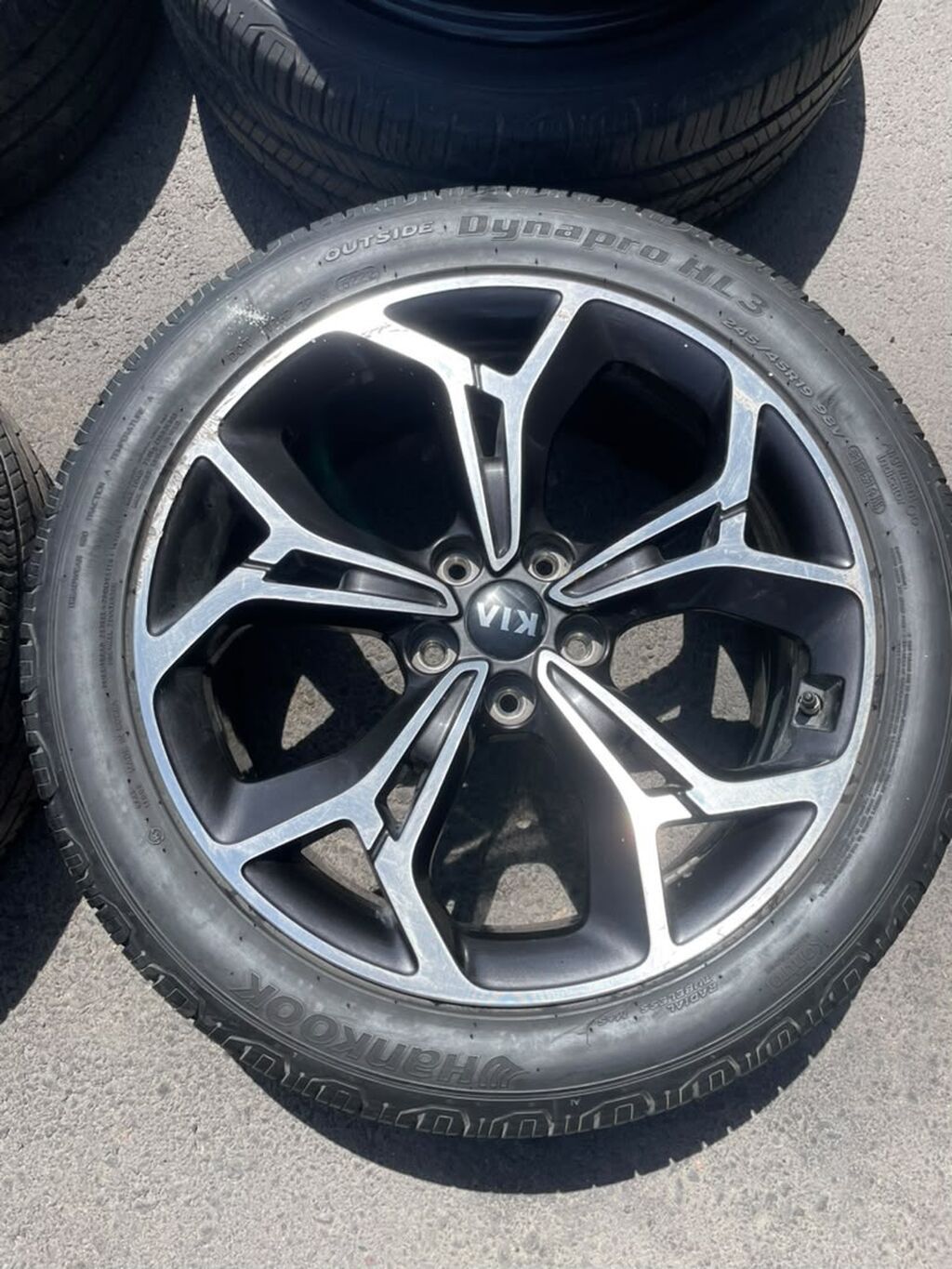 Оригинальные диски с летней резиной Kia Sportage R19 5/114.3 Корея: фото 6
