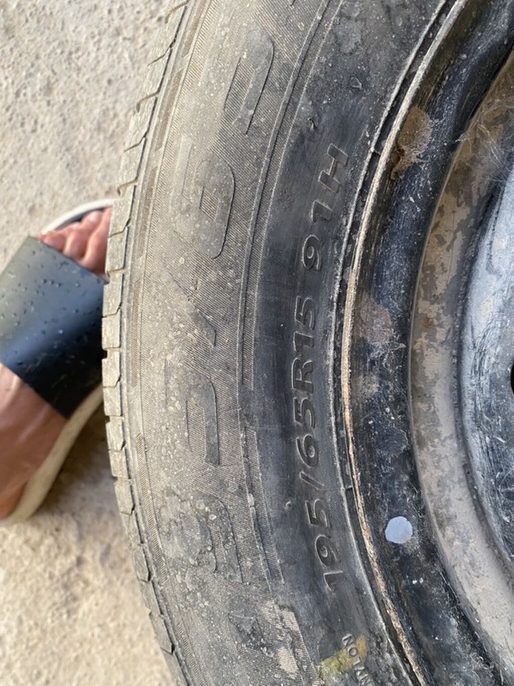 Запаска летняя шина 195/65 R15 91H. 1 штук баасы 2500: фото 2