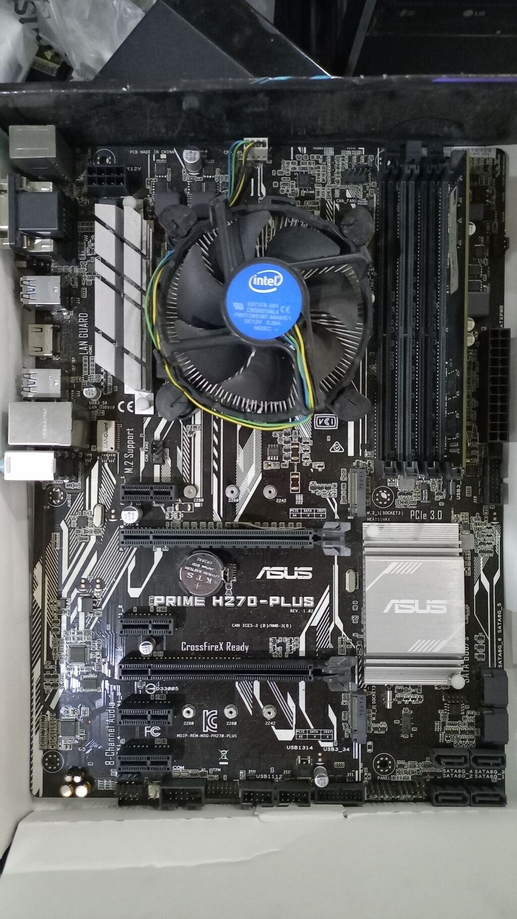 Материнская плата Asus h270 plus 1151сокет,: 3700 KGS Материнские платы ...