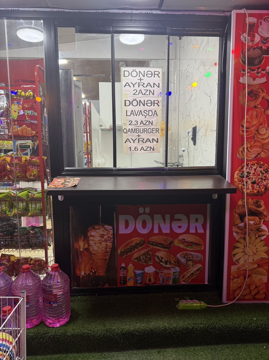 Yer şamaxinkadadir Asif meherremov kycesindedir dönerxana 70 mk her