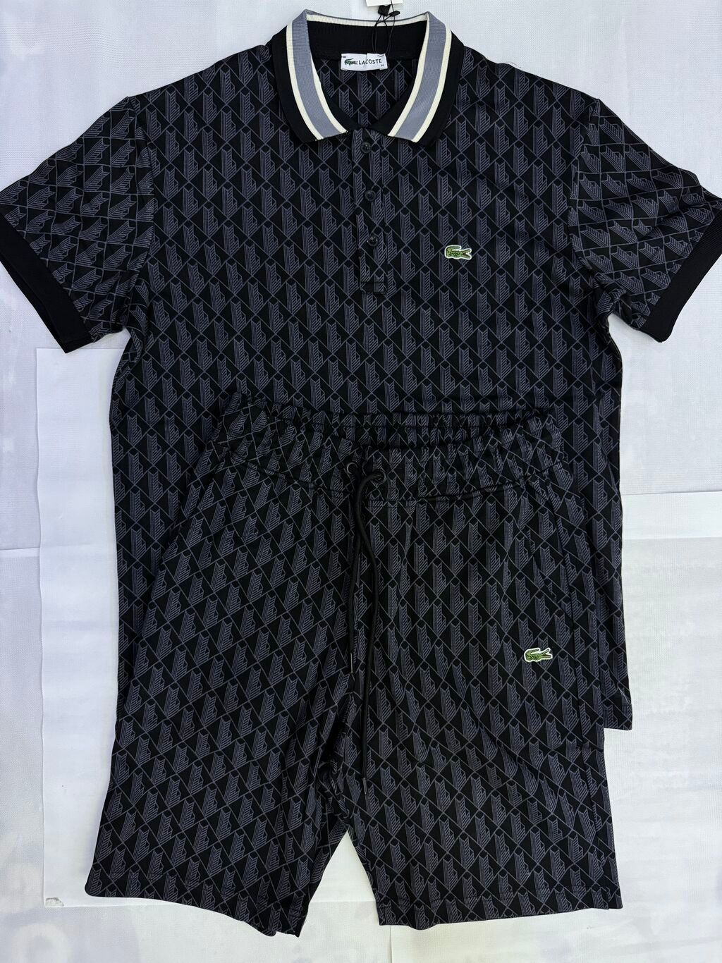 Мужской спортивный костюм, S, M, L, Lacoste, Новый, цвет - Черный, Самовывоз: фото 2