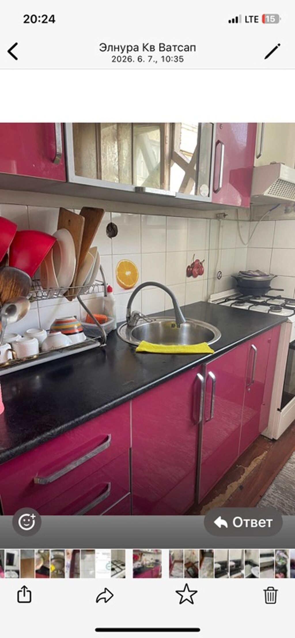 Подселю одну девушку, 60 м², с мебелью: фото 3