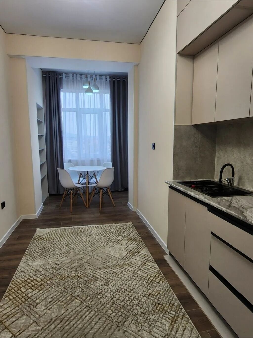 1 комната, 40 м², Джал мкр (в т.ч. Верхний, Нижний, Средний) 5 этаж, Дизайнерский ремонт: фото 4