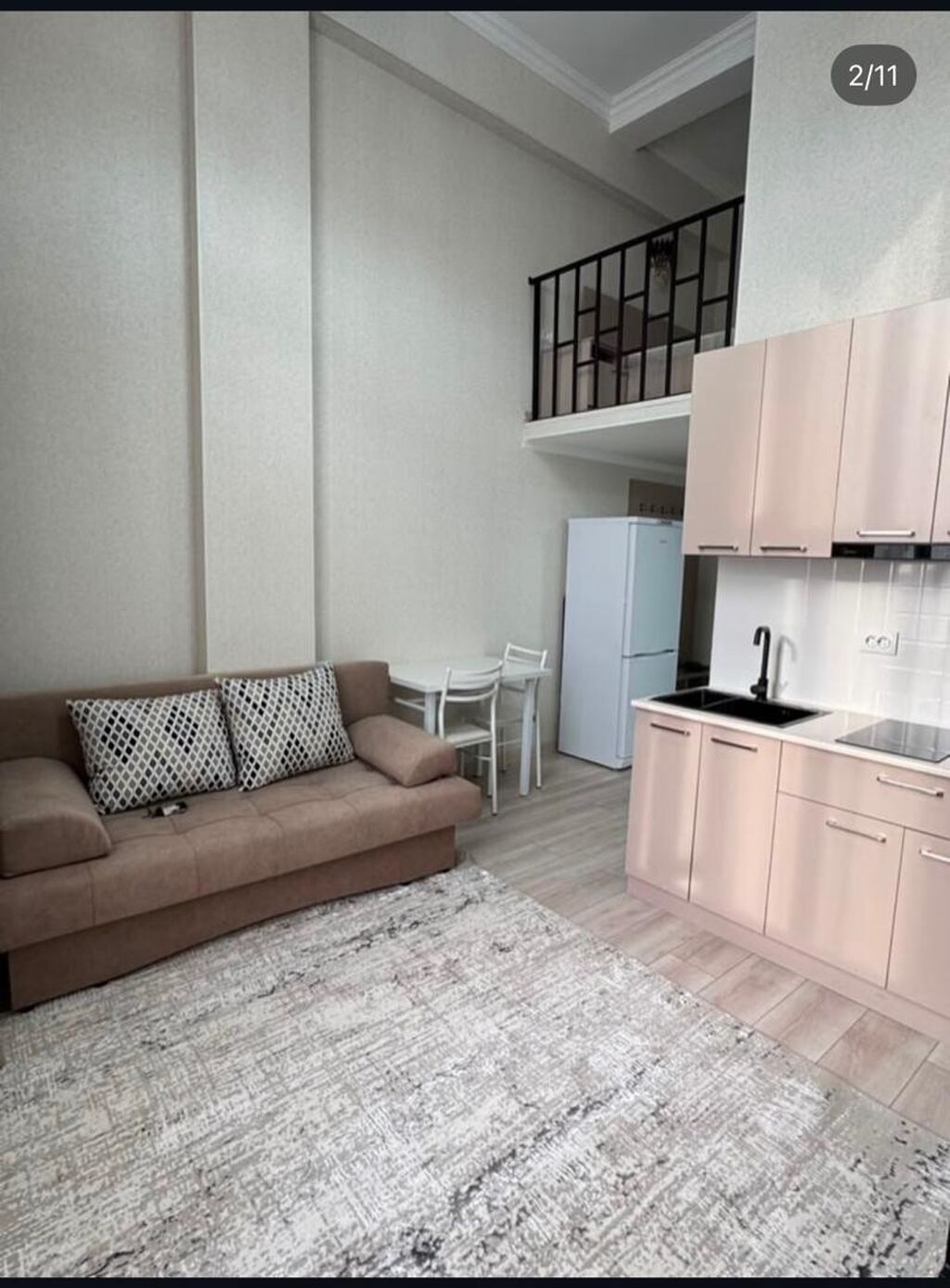 1 комната, 29 м², Аламедин-1 мкр Элитка, 1 этаж, Евроремонт: фото 2