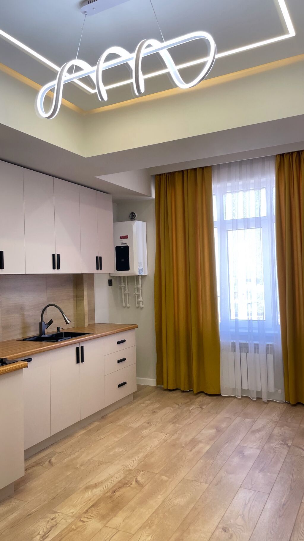 2 комнаты, 68 м², Кок-Жар ж/м Элитка, 12 этаж, Дизайнерский ремонт: фото 2