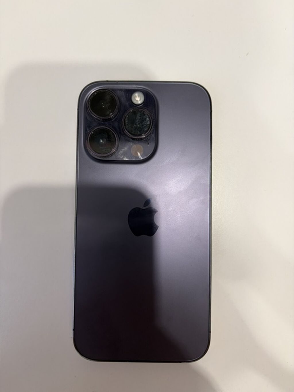 IPhone 14 Pro, Б/у, 256 ГБ, Deep Purple, Коробка, 70 %: фото 2