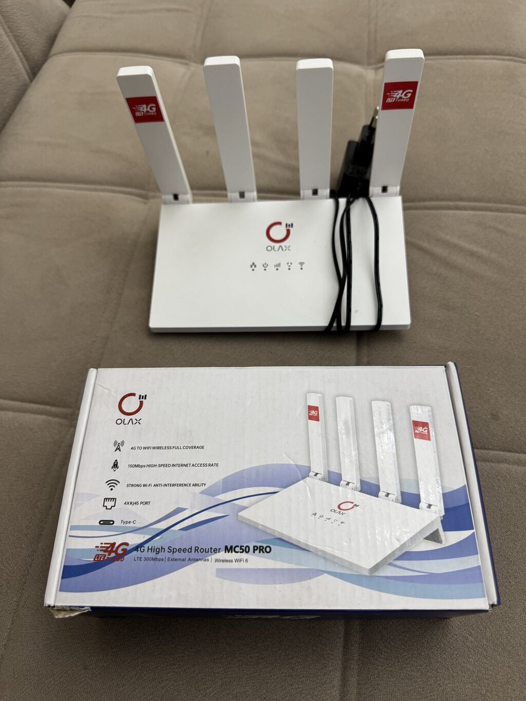 Маршрутизатор OLAX 4G High Speed Router MC50 PRO Ключевые: фото 1