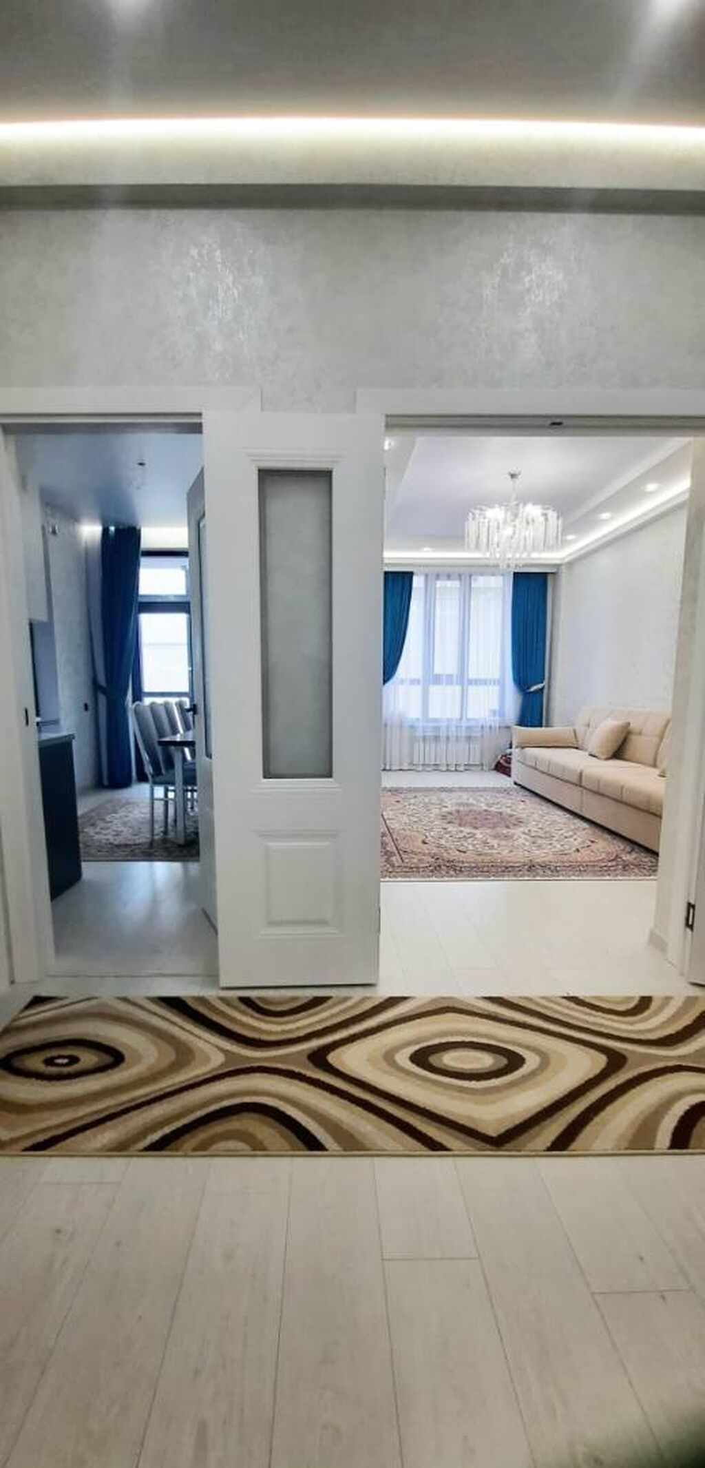 2 комнаты, 78 м², Асанбай мкр Элитка, 10 этаж, Евроремонт: фото 3