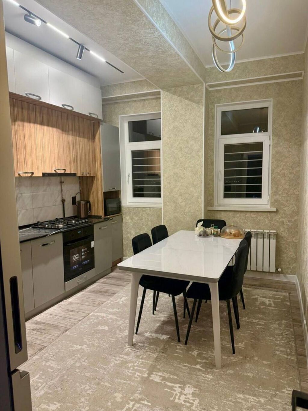2 комнаты, 68 м², Аламедин-1 мкр Элитка, 10 этаж, Дизайнерский ремонт: фото 6