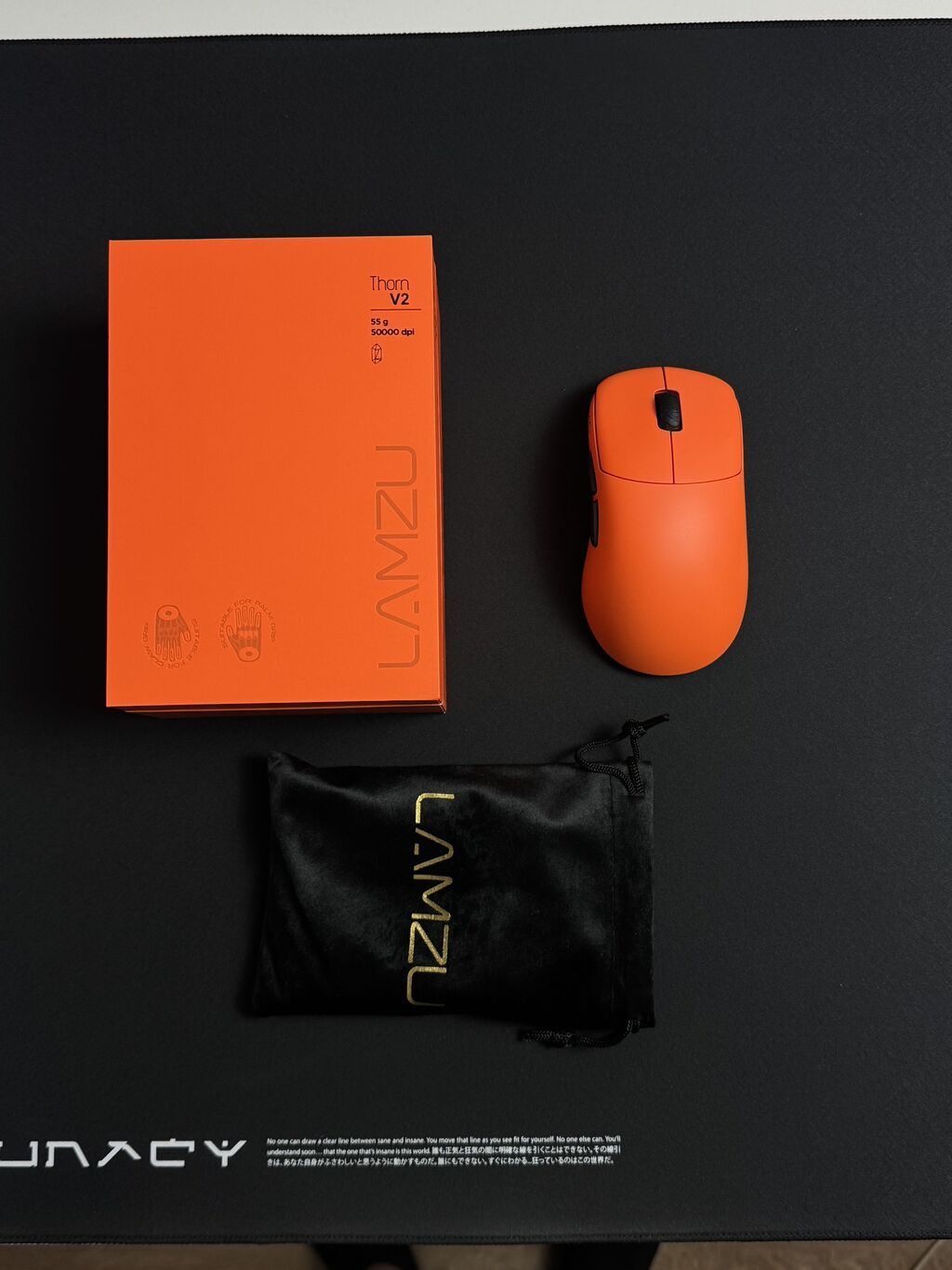 АБСОЛЮТНО НОВАЯ! LAMZU Thorn V2 (Orange) Сверхлегкая беспроводная: фото 6