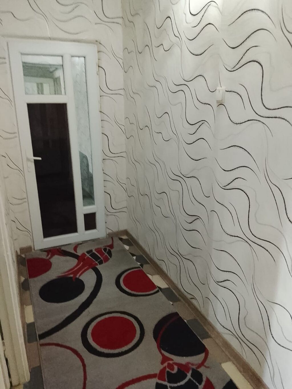 2 комнаты, 48 м², Ошский мкр., 104 серия, 4 этаж, Свежий ремонт: фото 8