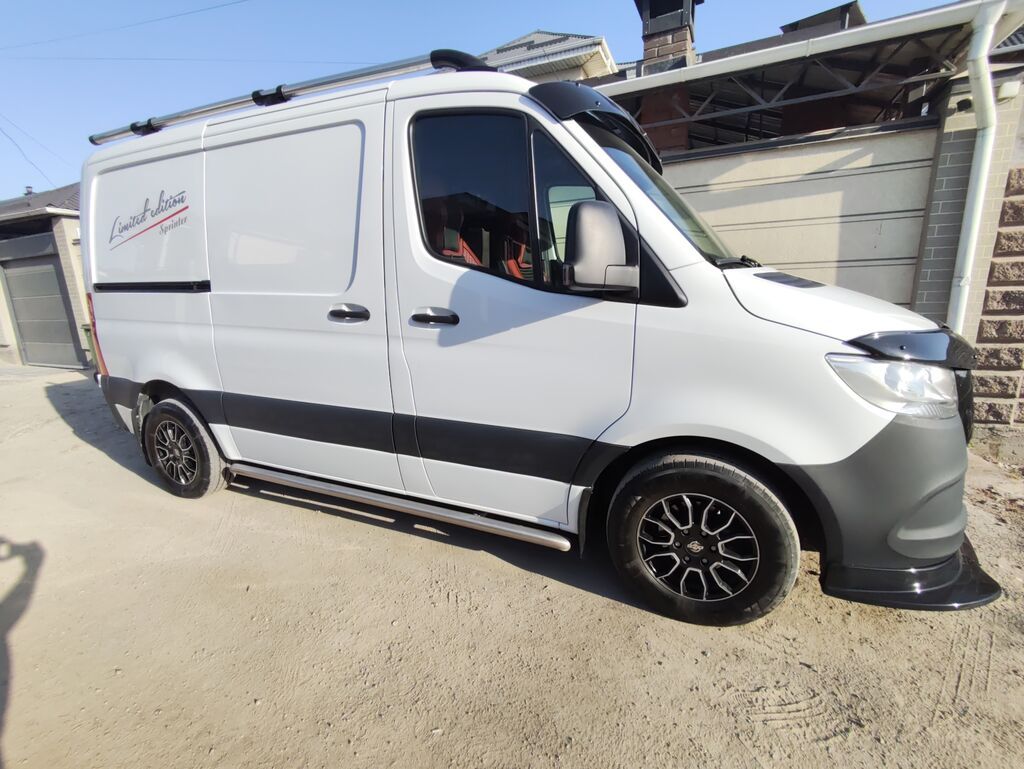 Mercedes-Benz Sprinter (кабина и кузов, тюнинг) - Кузов фургон, белый: фото 7