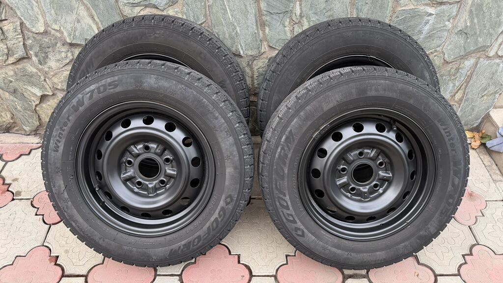 Колеса в сборе 185 / 70 / R 14, Зима, Б/у, Комплект, Легковые, Железные, отверстий - 5: фото 5