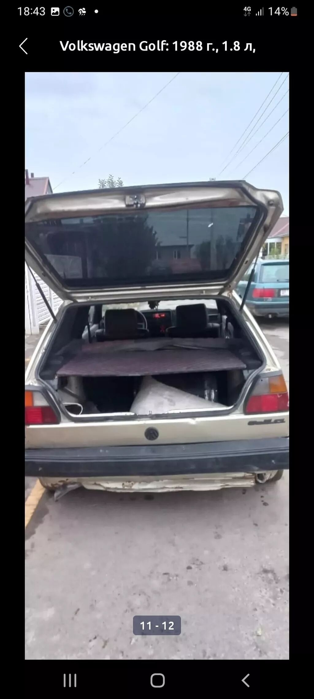 Volkswagen Golf: 1988 г., 1.8 л, Механика, Бензин, Хэтчбэк: фото 4