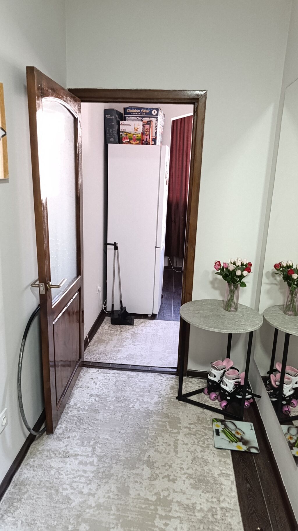 2 комнаты, 57 м², Кок-Жар мкр 107 серия, 3 этаж, Свежий ремонт: фото 5