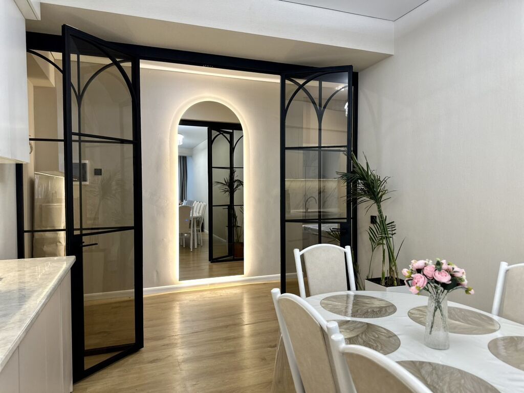 3 комнаты, 83 м², Аламедин-1 мкр Элитка, 6 этаж, Дизайнерский ремонт: фото 3